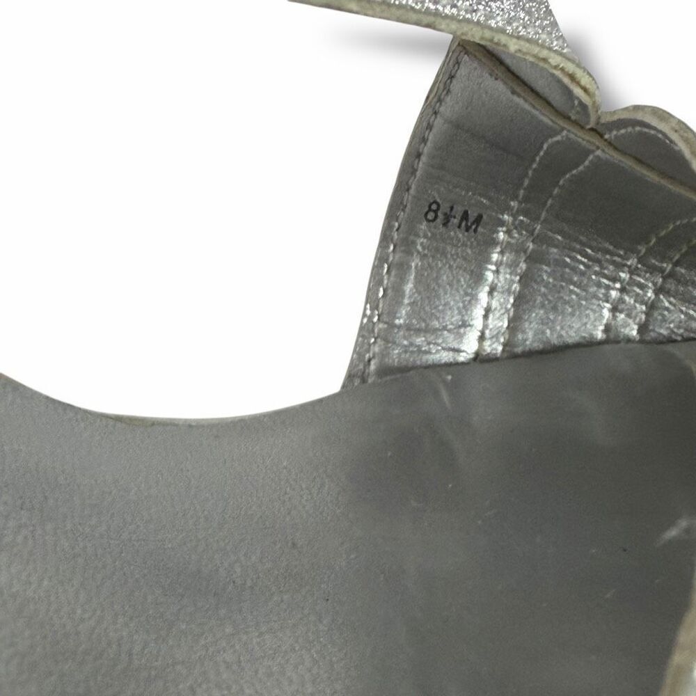 Mootsie Tootsies MoMarker Silver Sandal size 8.5 - Picture 6 of 7